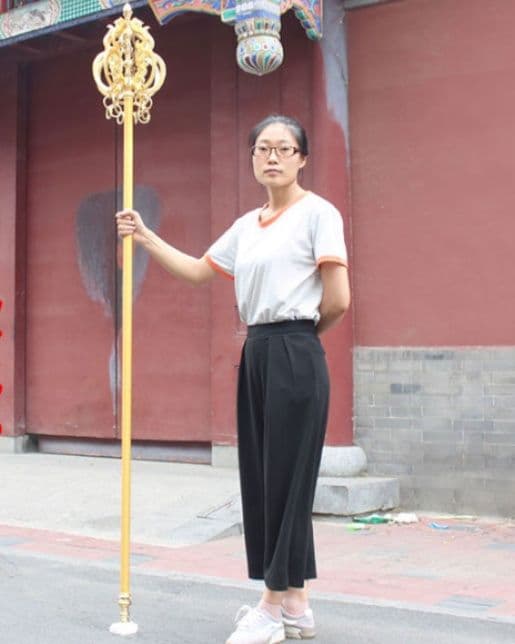 杖 錫杖 九股金環仏具錫杖