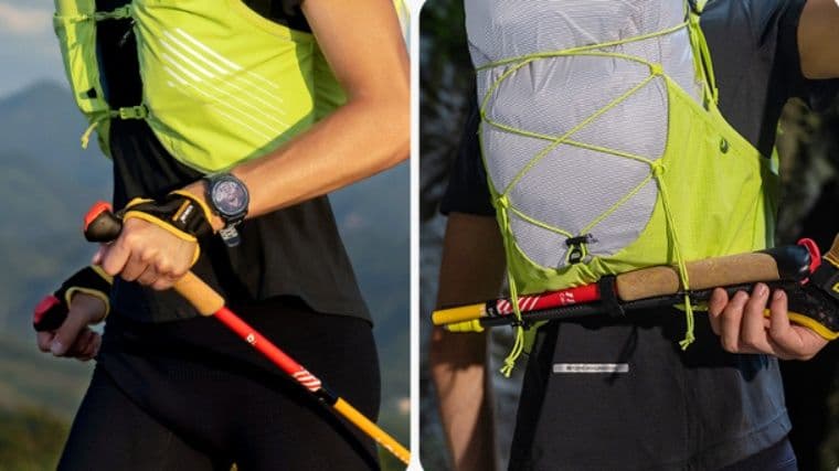 杖 登山の杖 軽量アルミ登山トレッキングポール