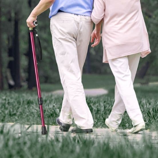 杖 ウォーキングの杖 快適グリップ 軽量アルミ多機能ウォーキング杖