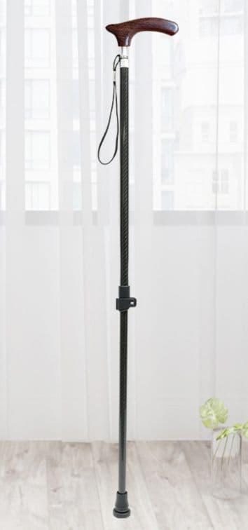 杖 ウォーキングの杖 炭素繊維製軽量折りたたみ杖