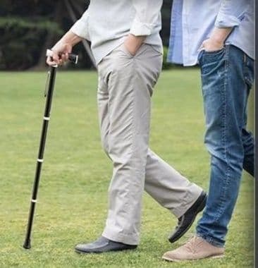 杖 ウォーキングの杖 軽量折りたたみ伸縮式ウォーキング杖