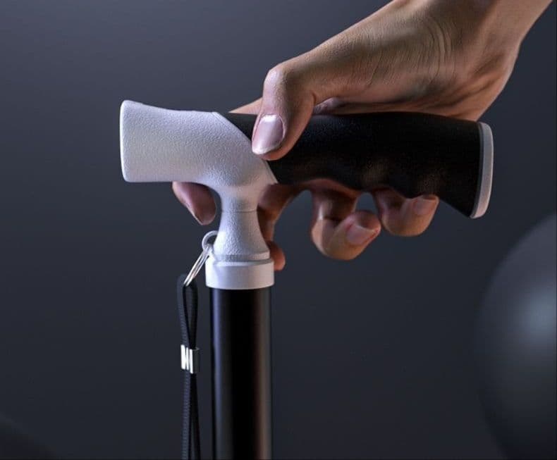 杖 ウォーキングの杖 軽量折りたたみ伸縮式ウォーキング杖