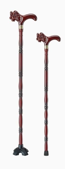 杖 ウォーキングの杖 龍頭彫刻 高級木製ステッキ