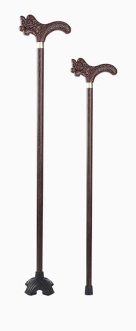 杖 ウォーキングの杖 龍頭彫刻 高級木製ステッキ