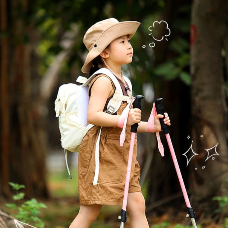杖 ウォーキングの杖 超軽量折りたたみ式トレッキングステッキ