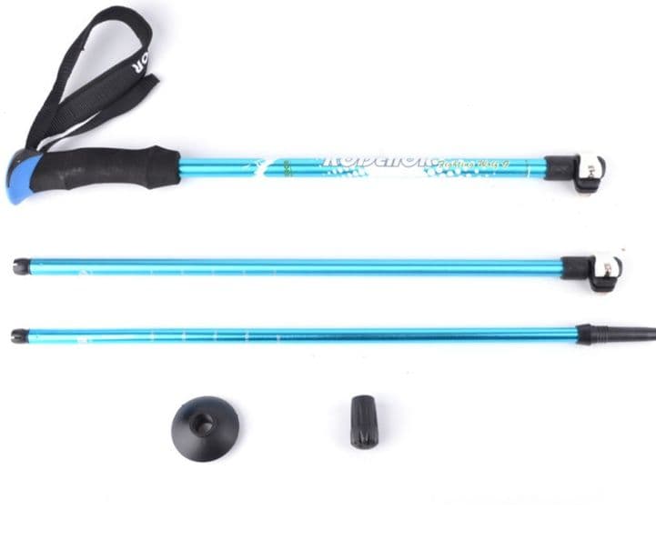 杖 ウォーキングの杖 軽量折りたたみ式トレッキングステッキ