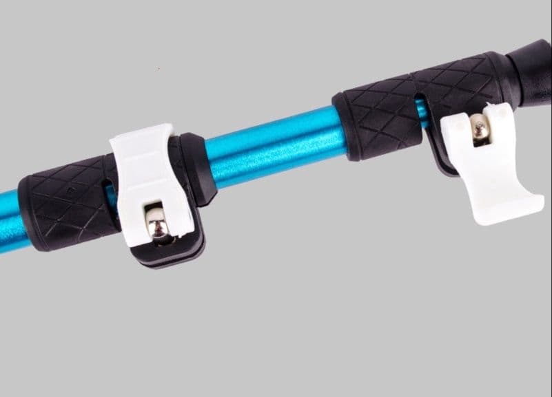 杖 ウォーキングの杖 軽量折りたたみ式トレッキングステッキ