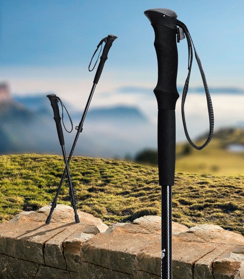 杖 登山の杖 軽量コンパクト トレッキング杖