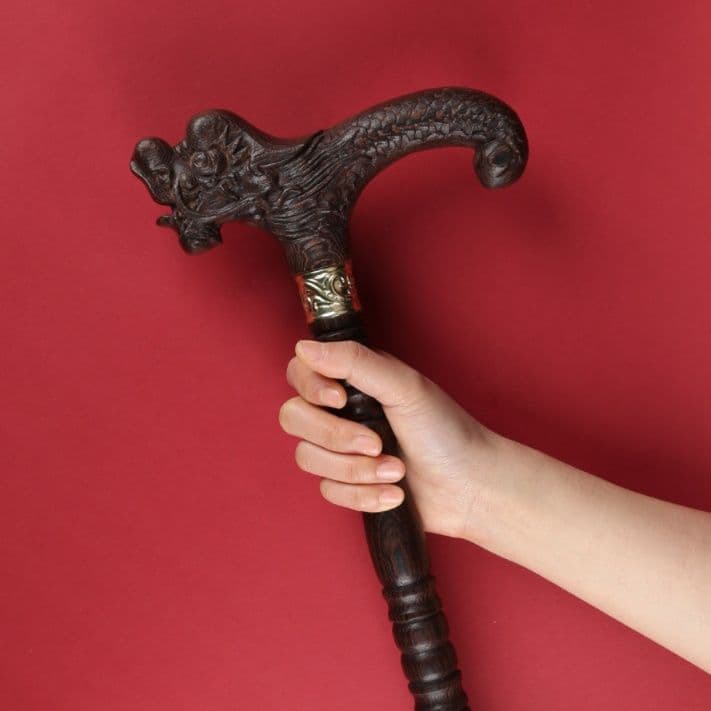 杖 ウォーキングの杖 伝統職人の木製