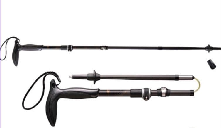 杖 登山の杖 軽量折りたたみトレッキングポール