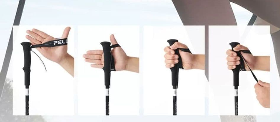 杖 登山の杖 軽量カーボン登山杖 エアウォーカー