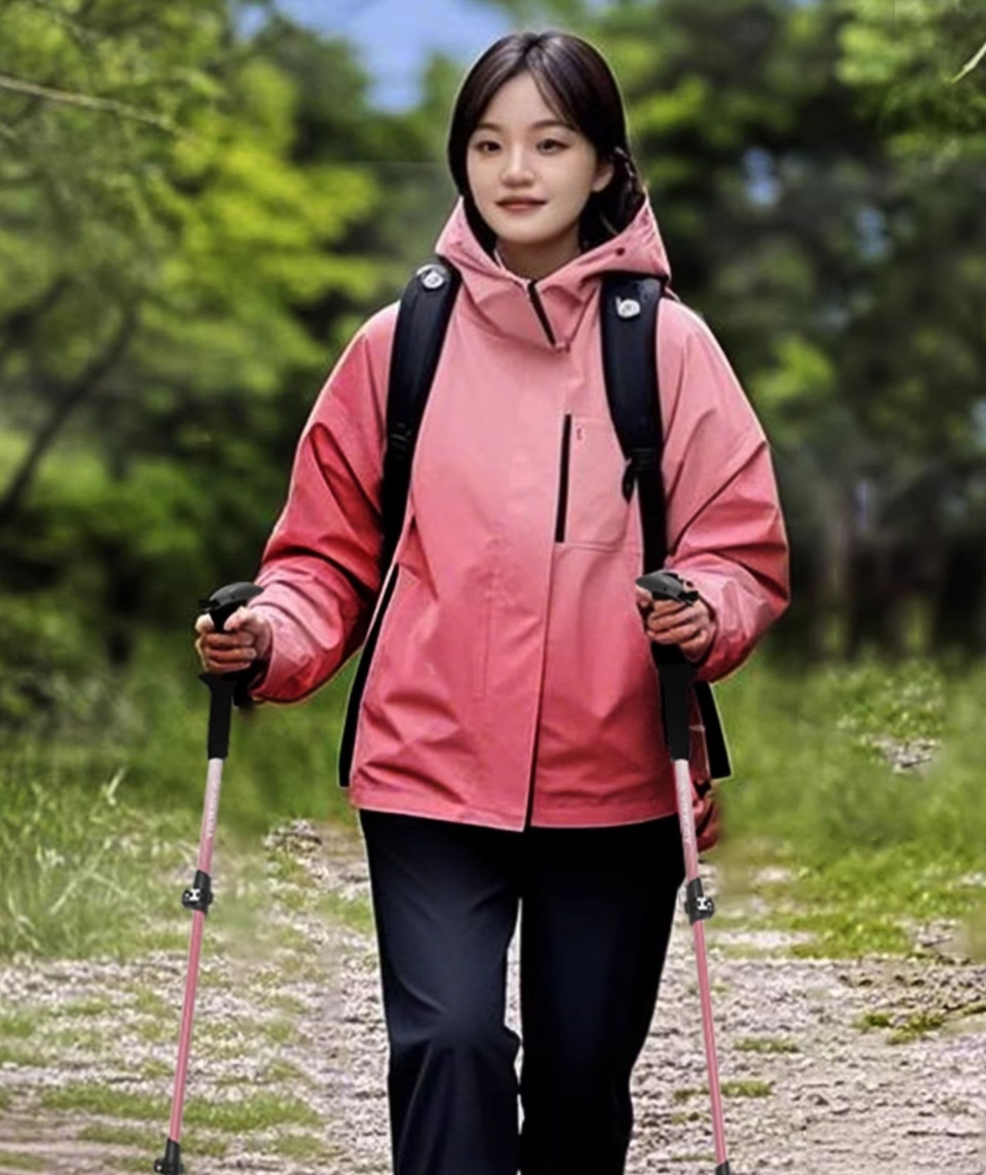 杖 登山の杖 軽量アルミ製 折りたたみ登山杖