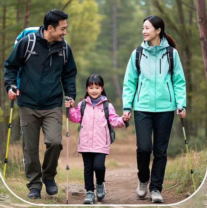 杖 登山の杖 軽量アルミ製 折りたたみ登山杖