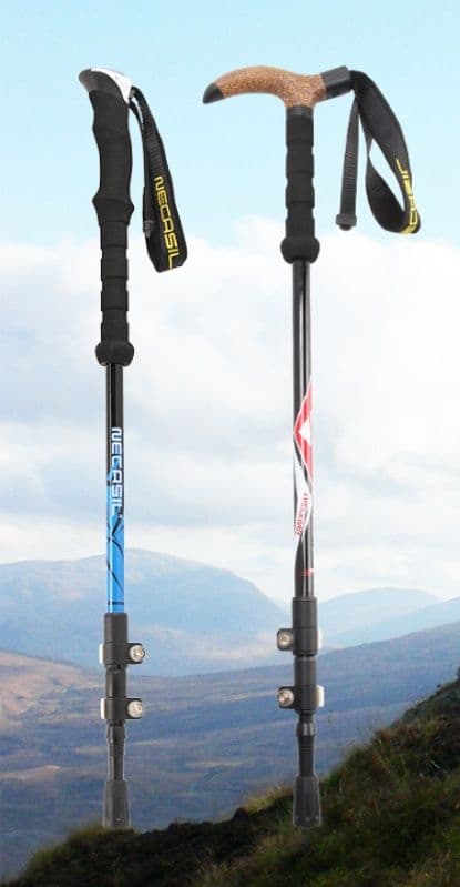 杖 登山の杖 超軽量カーボン登山杖