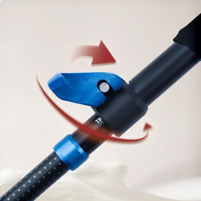 杖 登山の杖 折りたたみ式高機能登山ステッキ