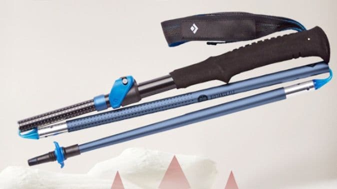 杖 登山の杖 折りたたみ式高機能登山ステッキ