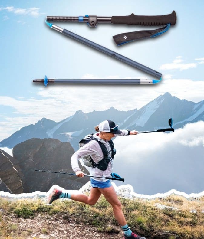 杖 登山の杖 折りたたみ式高機能登山ステッキ