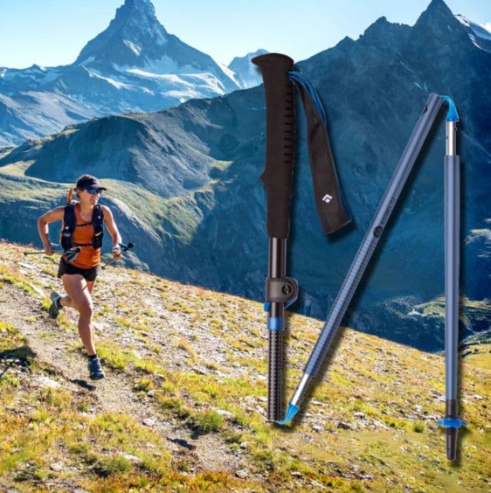 杖 登山の杖 折りたたみ式高機能登山ステッキ