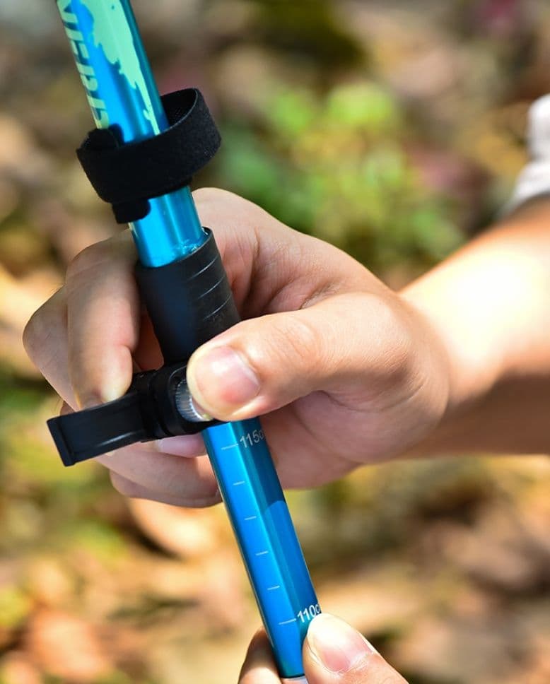 杖 登山の杖 軽量折りたたみ式トレッキングステッキ