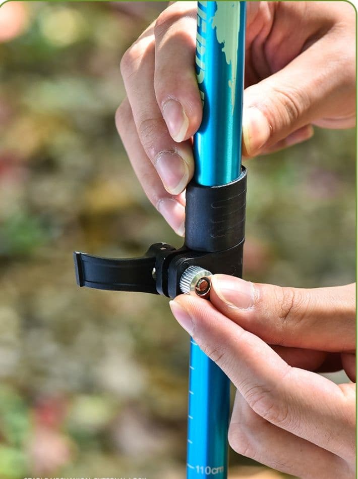 杖 登山の杖 軽量折りたたみ式トレッキングステッキ