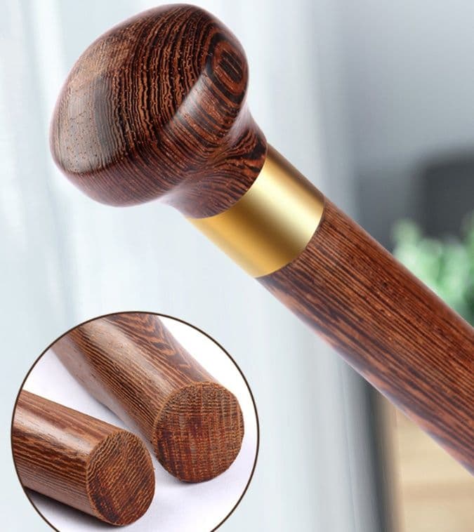 杖 ウォーキングの杖 天然木製高級ウォーキングステッキ