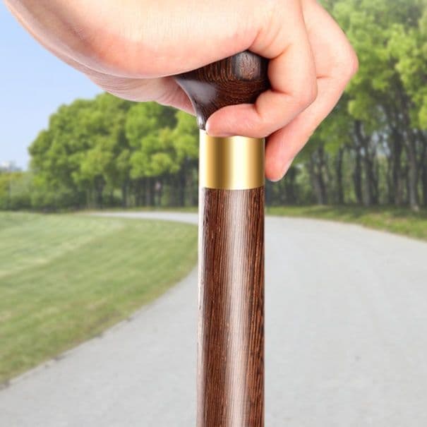 杖 ウォーキングの杖 天然木製高級ウォーキングステッキ