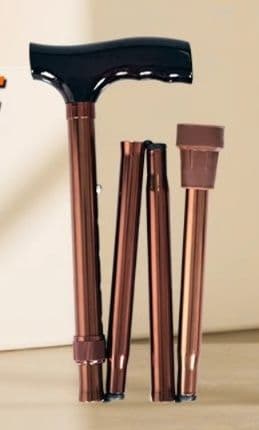 杖 ウォーキング杖 折りたたみ機能付き人間工学設計杖
