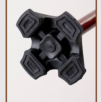 杖 ウォーキングの杖 伝統木製高級杖 安定四脚防滑ウォーキング支援