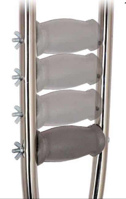 杖 松葉杖 高強度調節可能アルミ製松葉杖