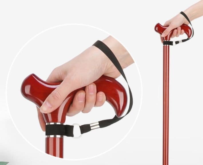 杖 ウォーキングの杖 伝統美彫刻入り高級漆塗り杖