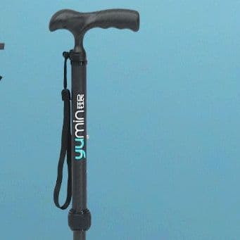 杖 ウォーキングの杖 超軽量カーボン製折りたたみ