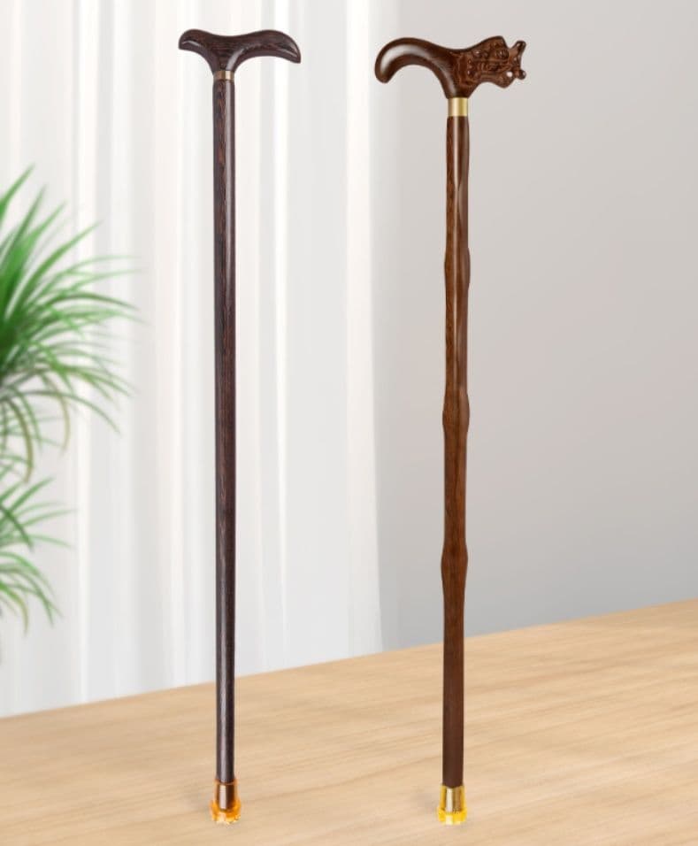 杖 ウォーキングの杖 伝統工芸 天然木握り杖