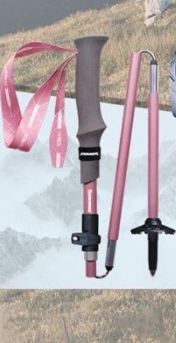 杖 登山の杖 軽量折りたたみ式登山杖