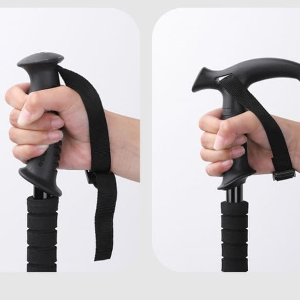 杖 超軽量伸縮アルミ登山サポーター