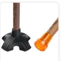 杖 匠心木造り 鳥背型グリップ杖