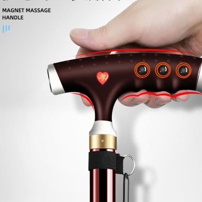 杖 十段調整式伸縮ウォーキング杖