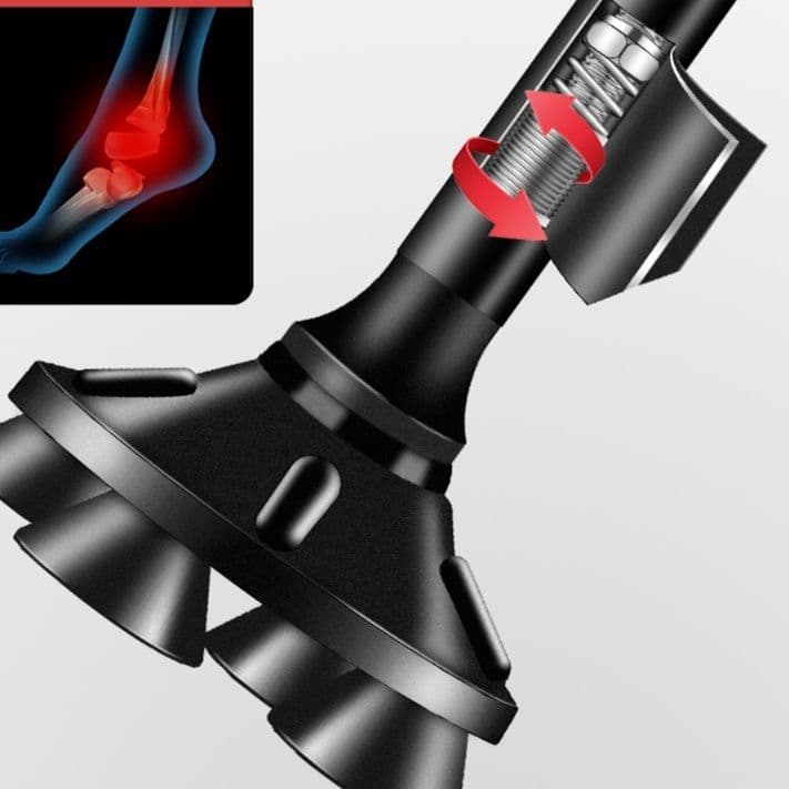 杖 安心ステップ 人間工学杖