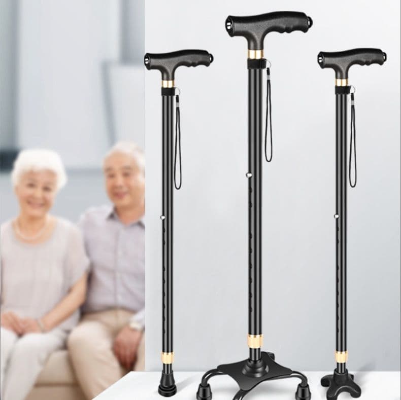 杖 四点支持安心歩行補助杖