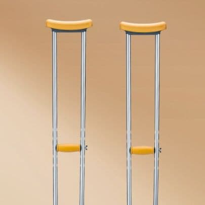 杖 衝撃吸収弾簧式松葉杖