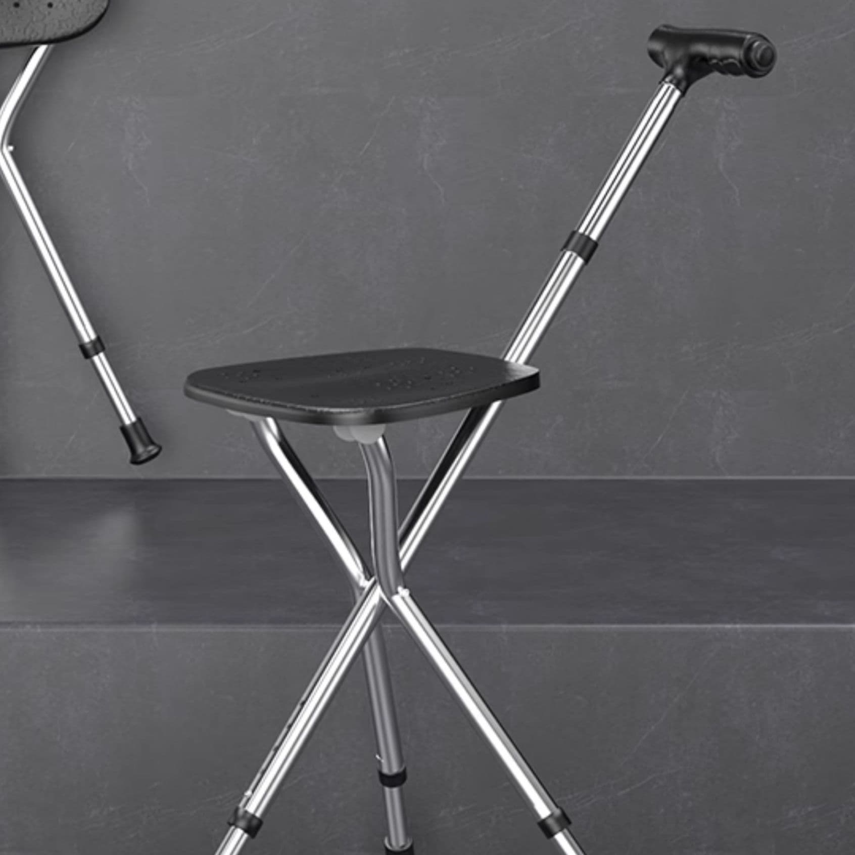 杖 人間工学グリップ 照明付きウォーキング杖