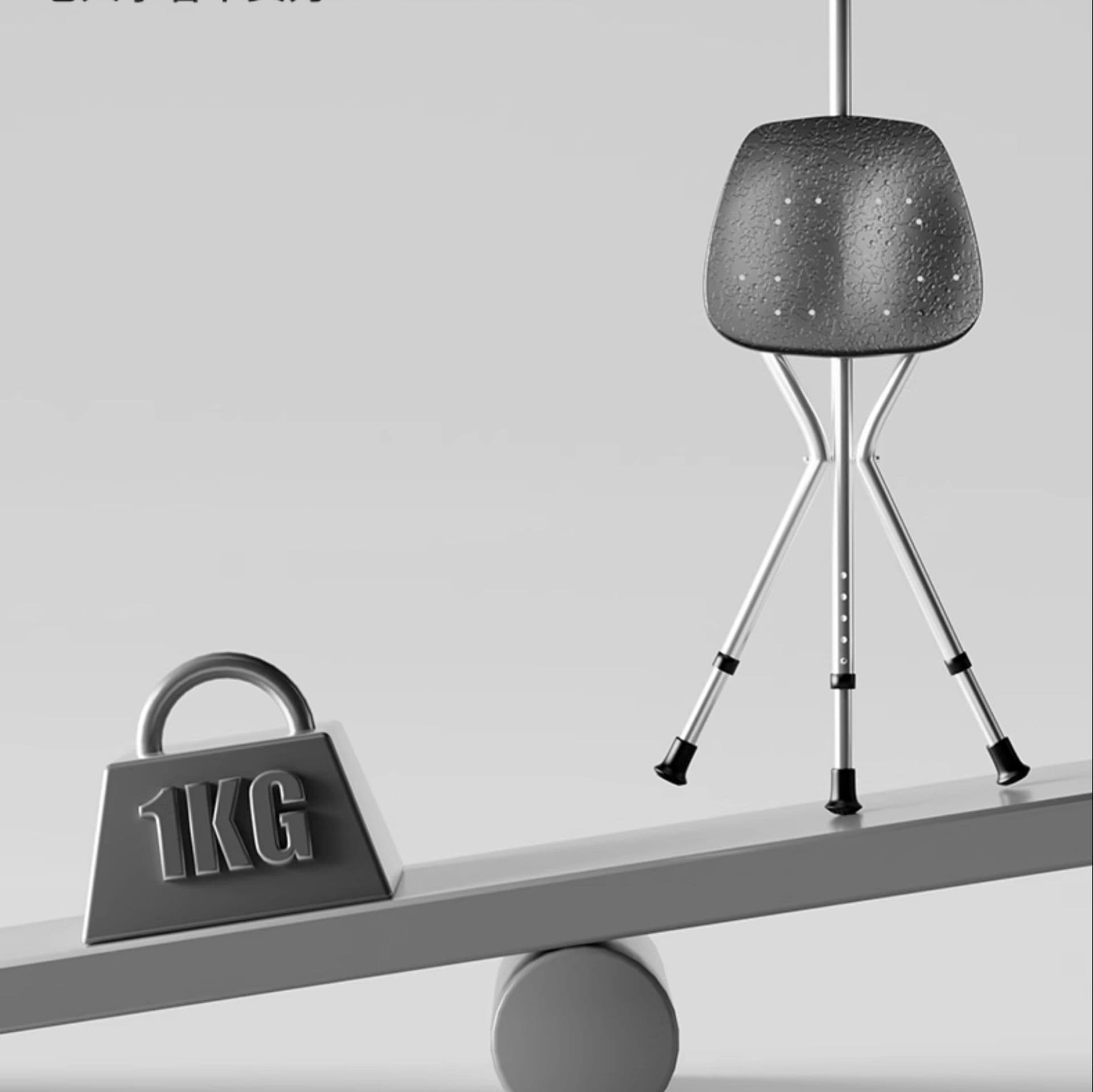 杖 人間工学グリップ 照明付きウォーキング杖