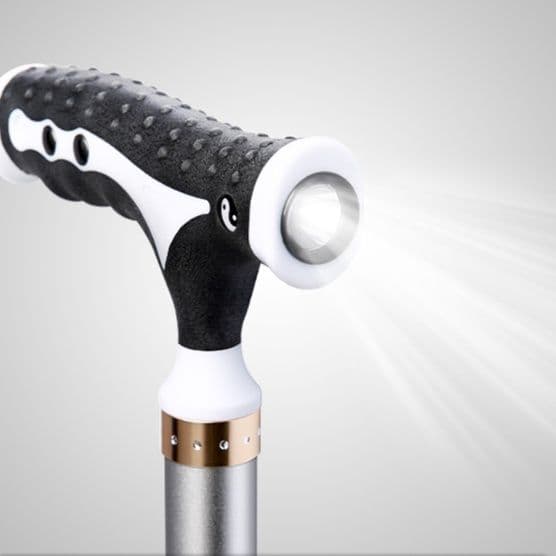 杖 多機能イス付き照明杖