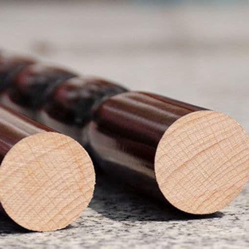 杖 高級木目調金具付き優雅な杖