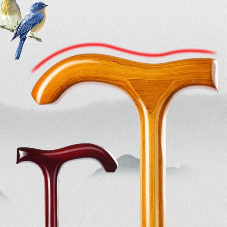 杖 匠心木製高級歩行支援杖