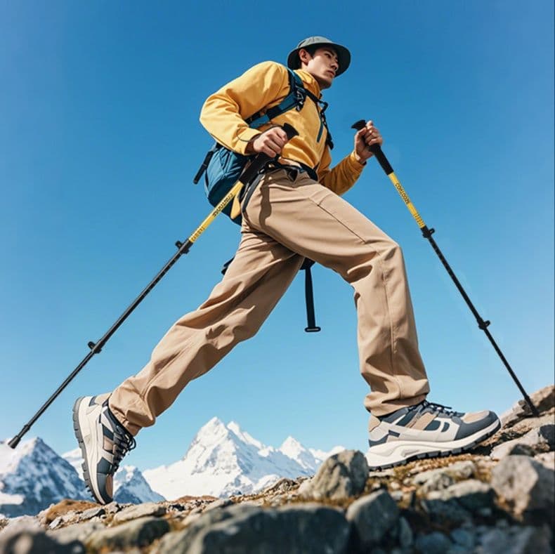 杖 多機能伸縮トレッキングステッキ