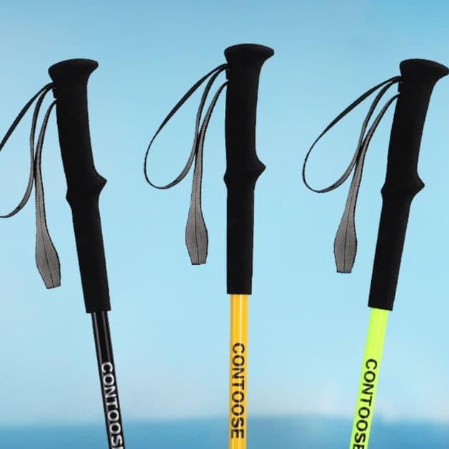 杖 多機能伸縮トレッキングステッキ