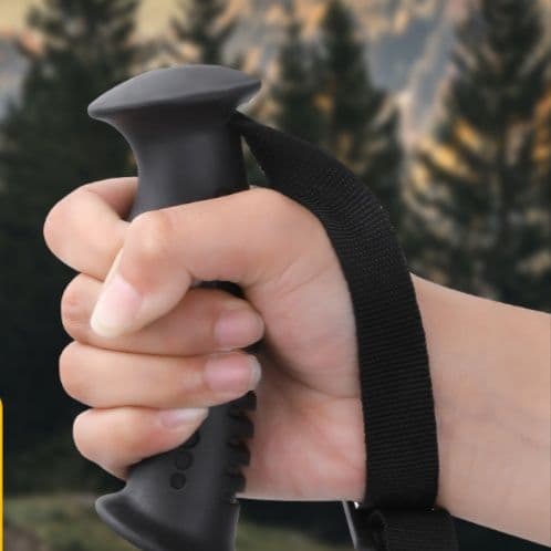 杖 伸縮自在アルミ登山杖