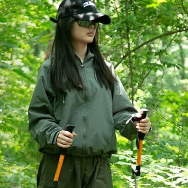 杖 軽量折りたたみ多機能登山杖