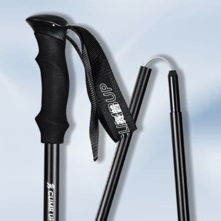 杖 軽量折りたたみ多機能登山杖