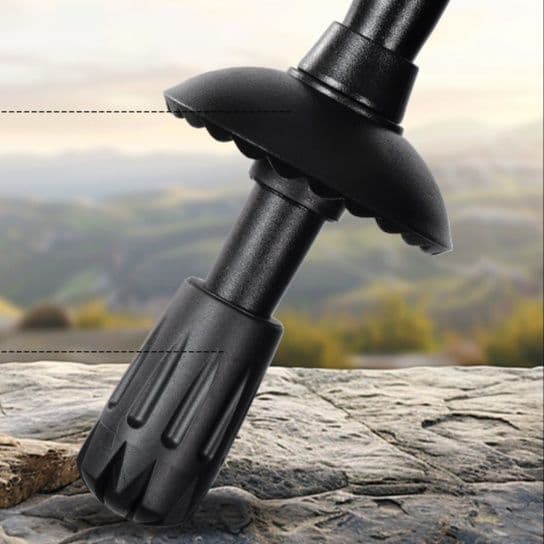 杖 軽量折りたたみ多機能登山杖